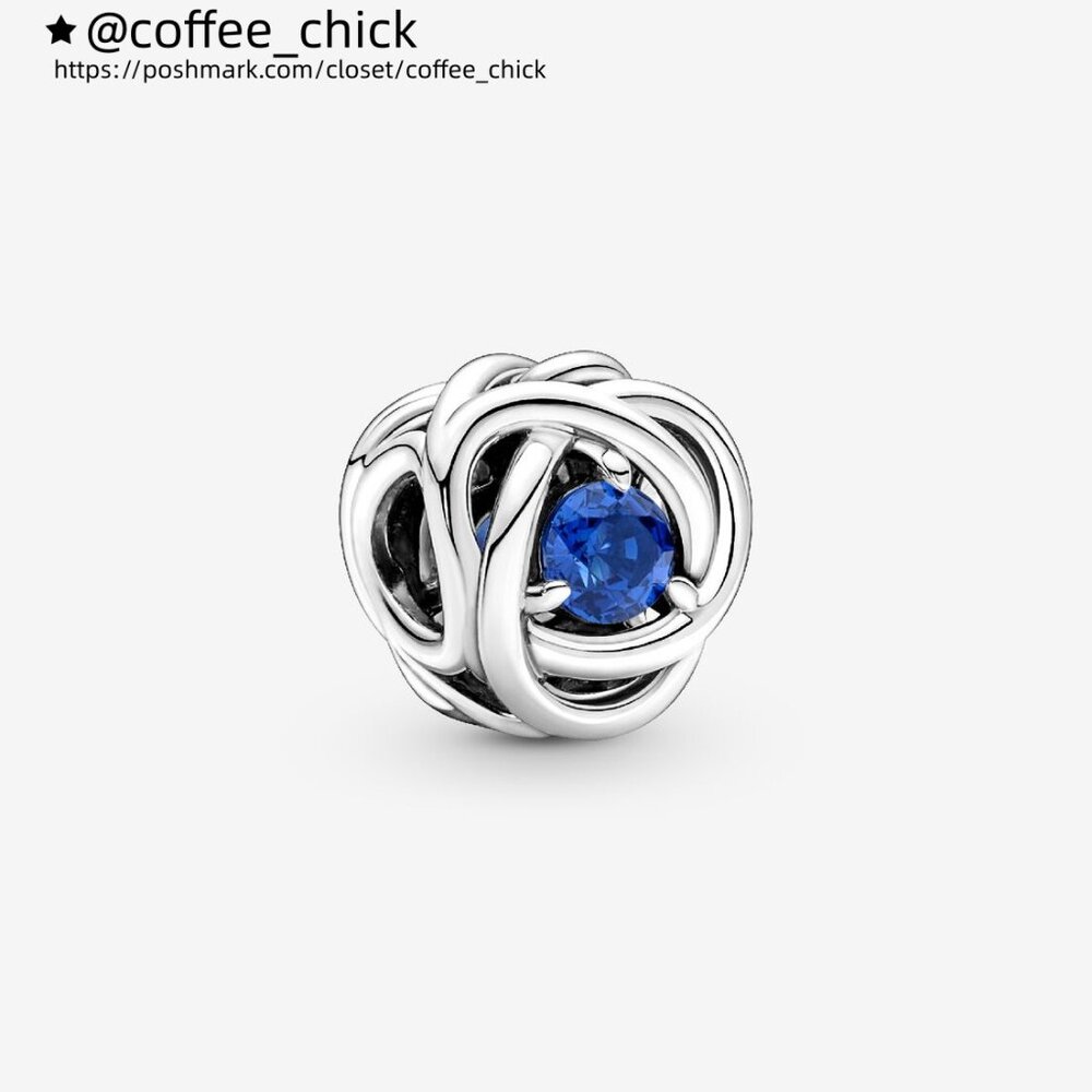 Pandora September Blue Eternity Circle Charm